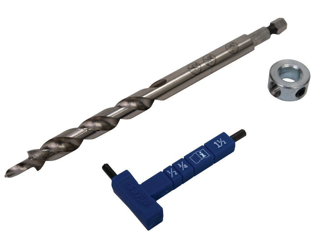Kreg Easy-Set Drill Bit with Stop Collar and Gauge