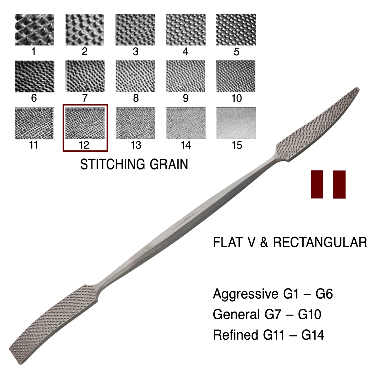 Auriou Rifflers - 8 inch