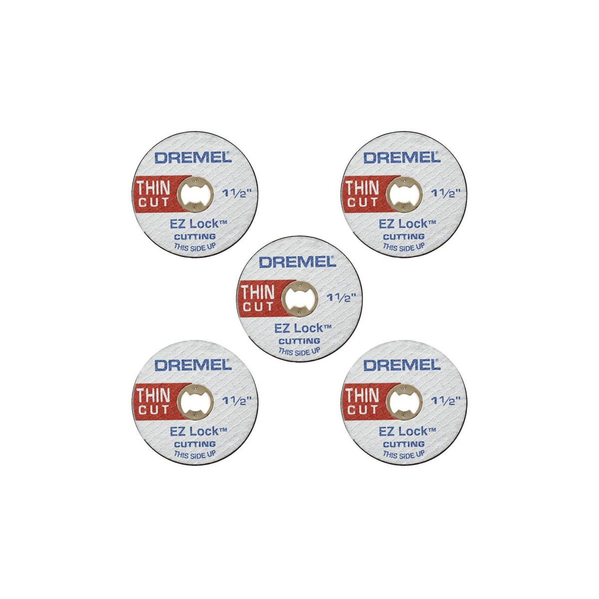 Dremel EZ Lock Thin Cut Off Wheels 5 Pack