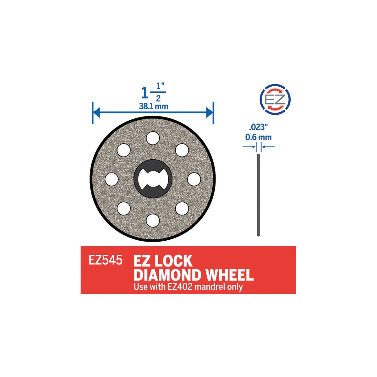 Dremel EZ Lock Diamond Wheel