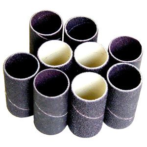9-Piece Sanding Sleeve Assortment - 1" x 2"