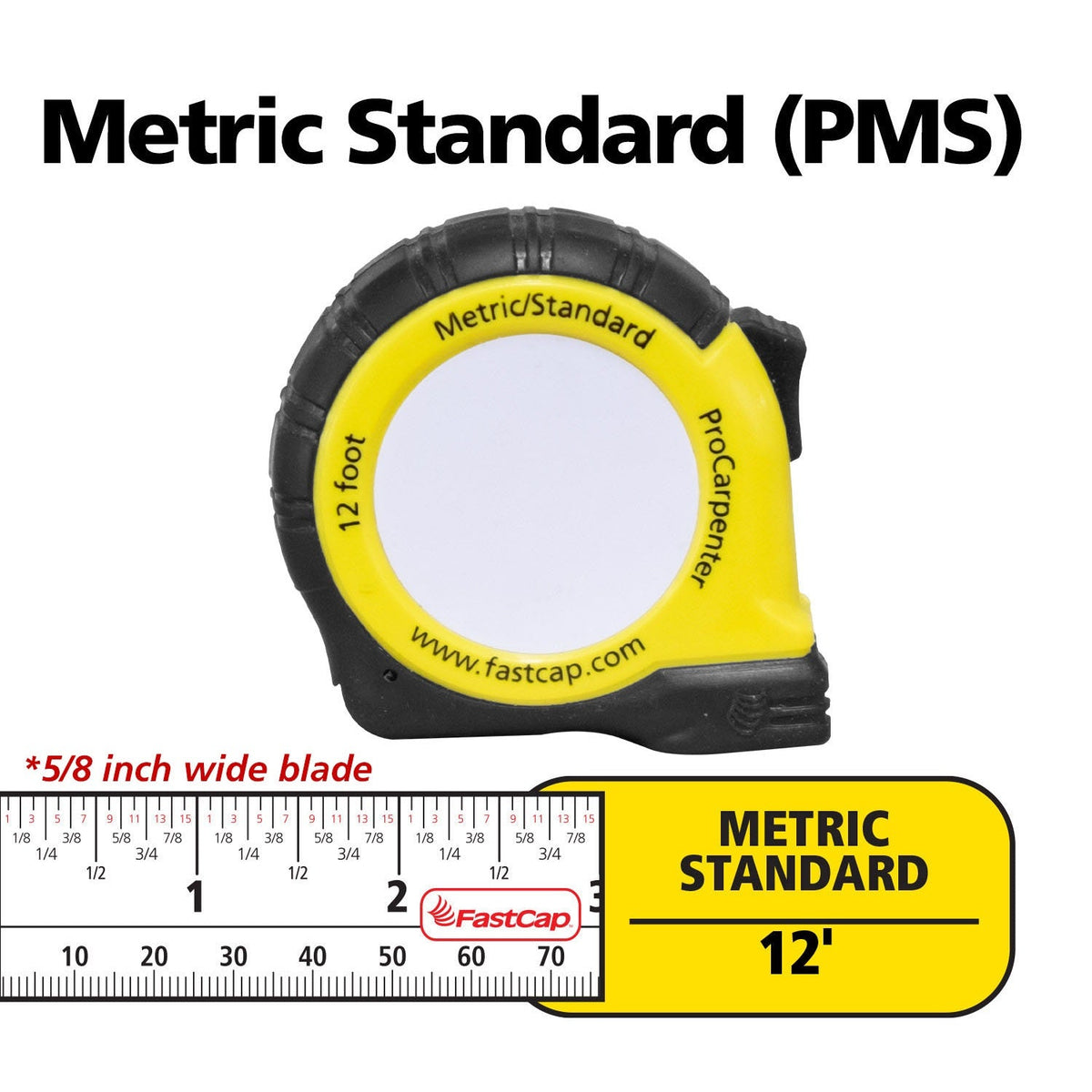 ProCarpenter 12' Metric/Standard Tape