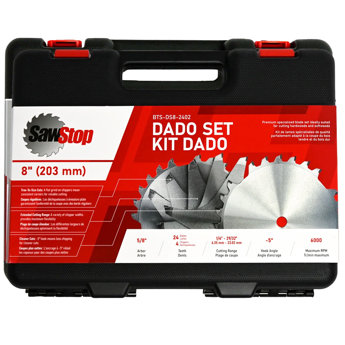 SawStop Premium Dado Set - 8 inch