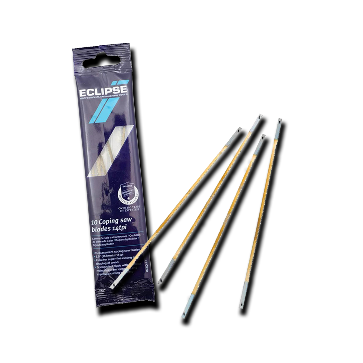 Eclipse 14tpi Coping Saw Blades - Pack of 10