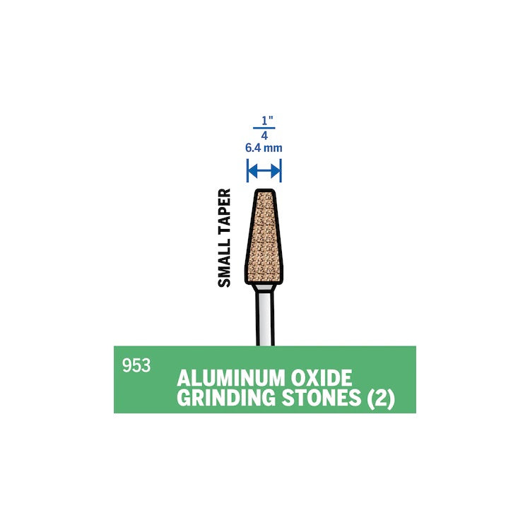 Dremel 953 Aluminum Oxide Grinding Stone - Pack of 2