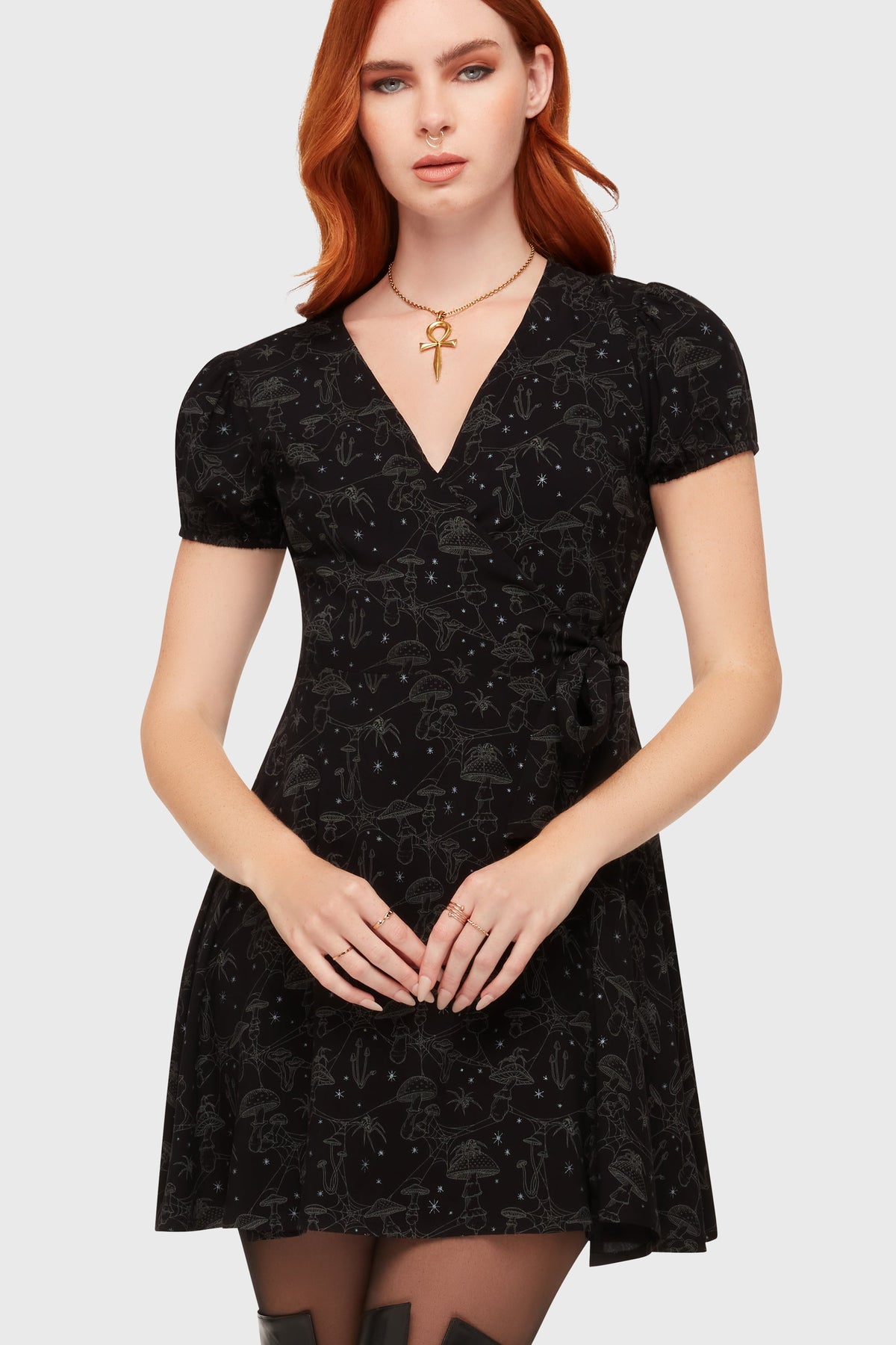 Garden Of Venom Mini Dress
