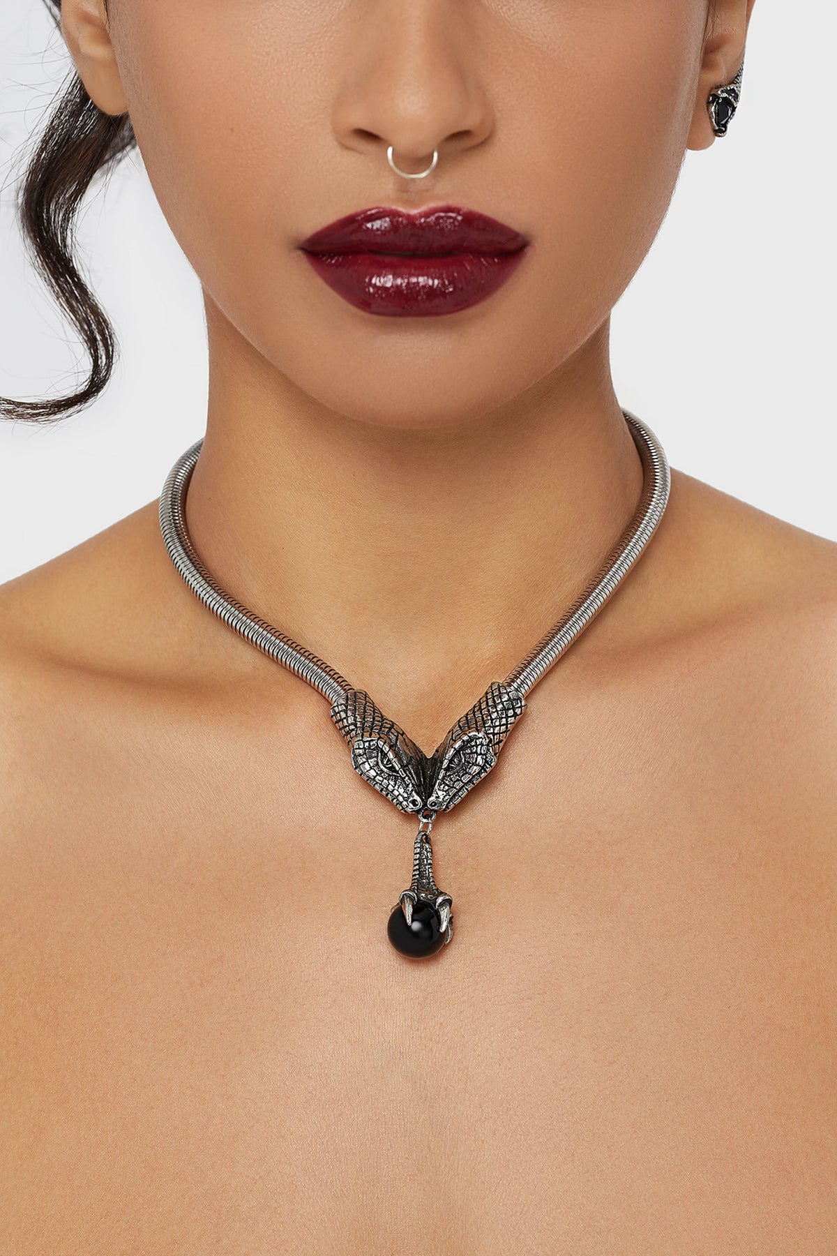 Snake Chain Choker Necklace