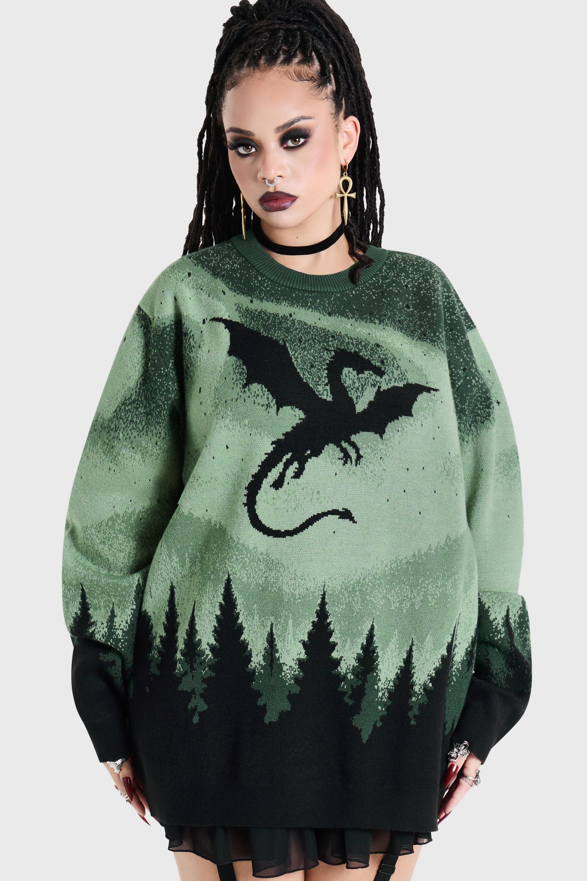 Stellar Night Knitted Sweater