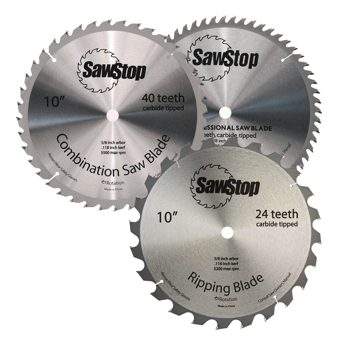 SawStop Standard Series 10 inch Saw Blade