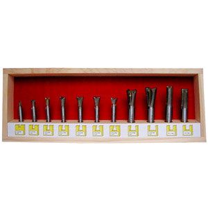 13 Piece Bit Set for Leigh D-Series 24in Dovetail Jigs