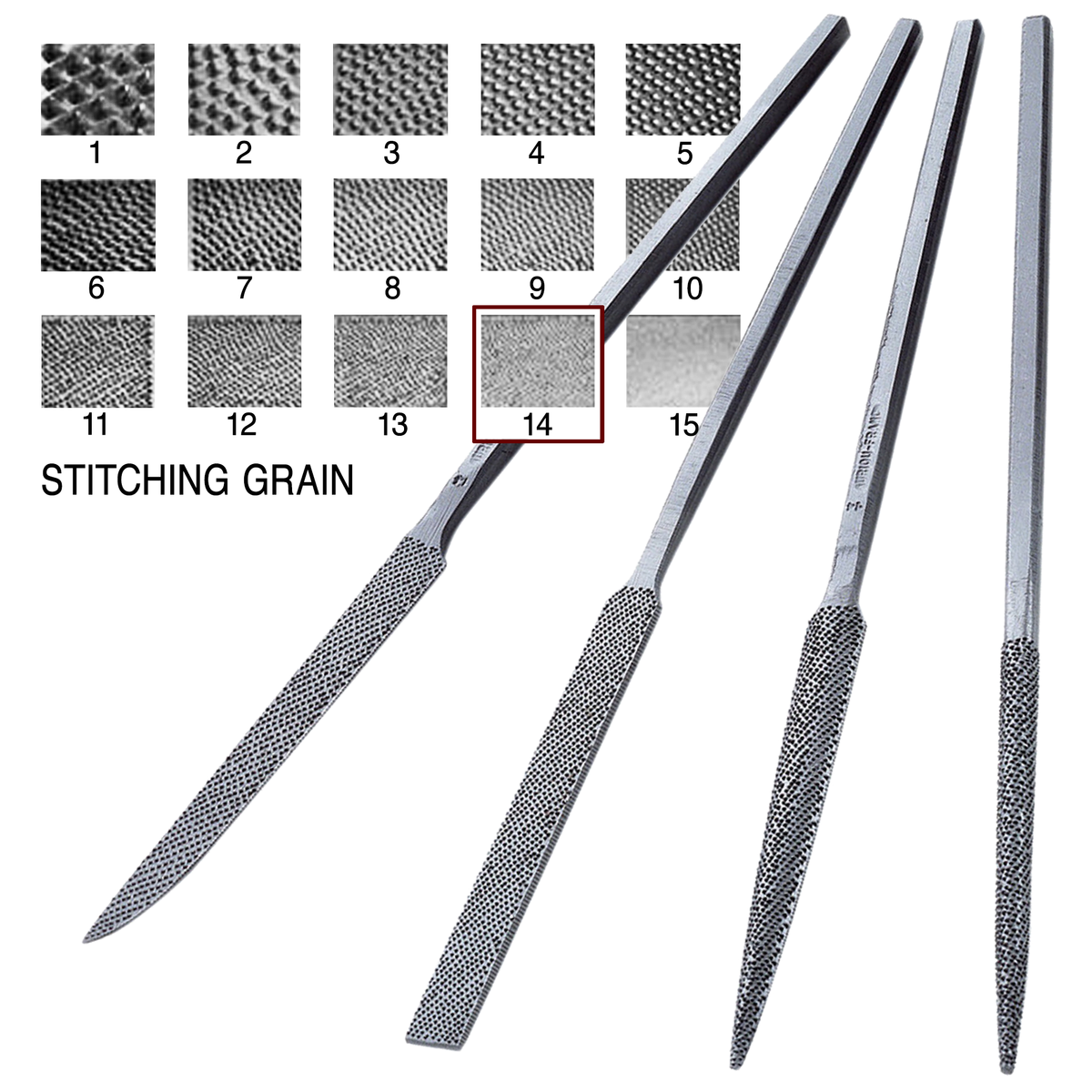 Auriou Needle Rasps - Set of 4