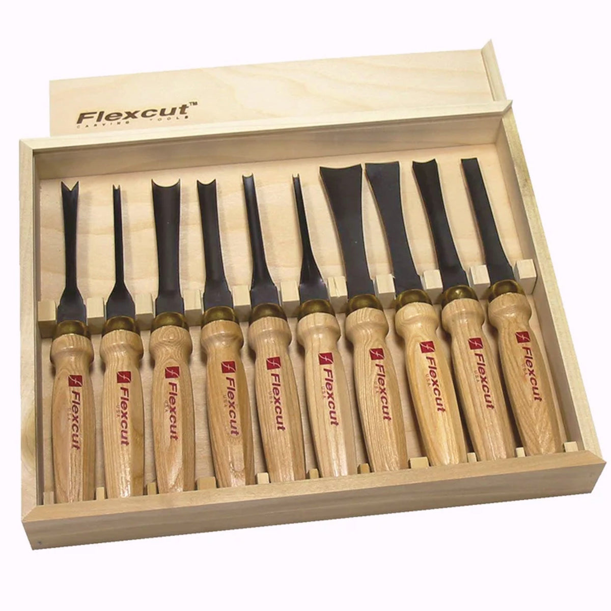 Flexcut Mallet Deluxe Tool Set - 10-Piece