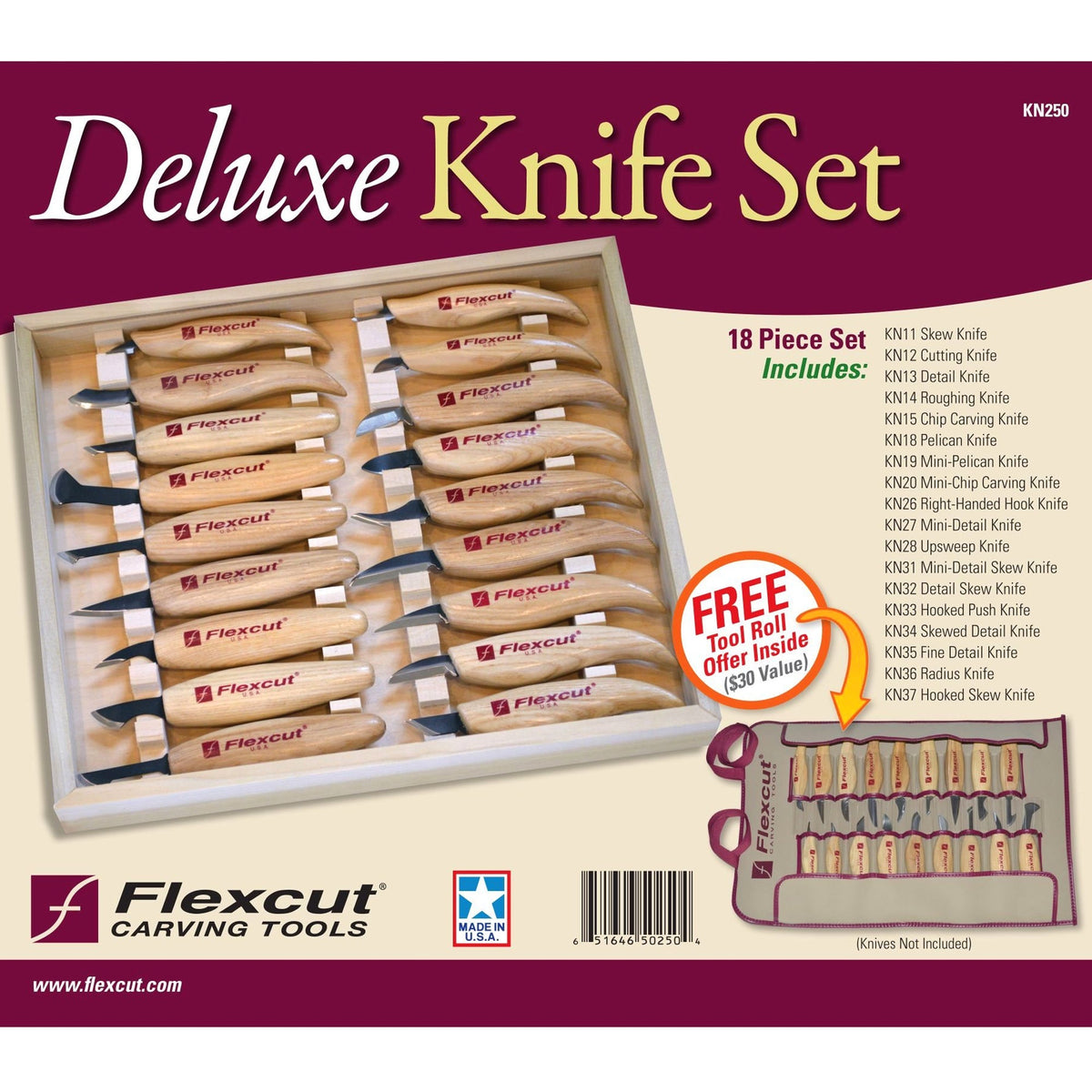 Flexcut Deluxe Knife Set KN250