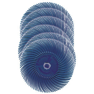 Foredom 3 inch Radial Bristle Brush - Pack of 6