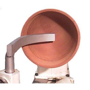 Oneway 12" Offset Curved Toolrest - 1" x 4-1/2" Post