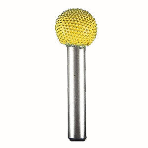 Sphere Saburr Tooth Carbide Burrs - 1/4 inch Shank
