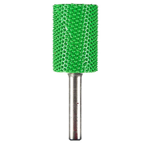 Smooth End Cylinder Saburr Tooth Carbide Burrs - 1/4 inch Shank