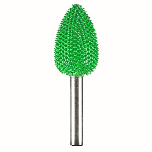 Flame Saburr Tooth Carbide Burrs - 1/4 inch Shank