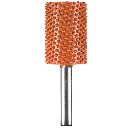 Smooth End Cylinder Saburr Tooth Carbide Burrs - 1/4 inch Shank