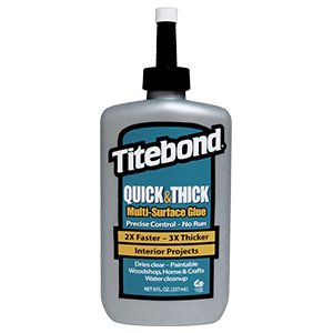 Titebond Quick and Thick Multi-Surface Glue - 8 oz.