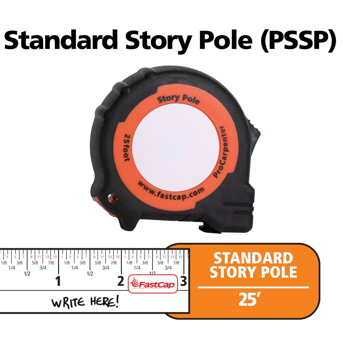 ProCarpenter 25' Story Pole Tape