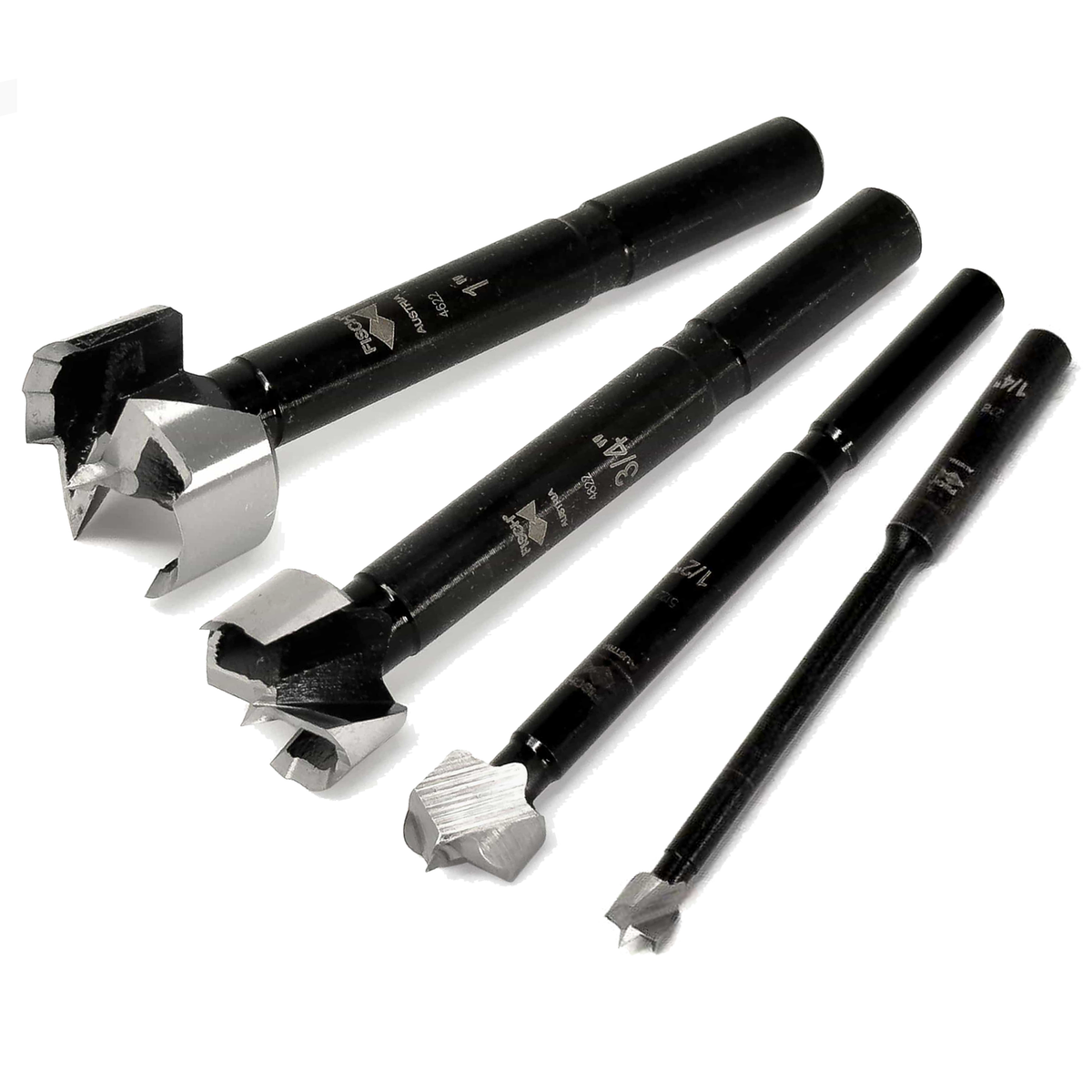 Fisch Black Shark Forstner Bit - Set of 4