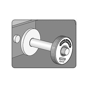 Tormek Stainless Steel Shaft with EzyLock for T-7