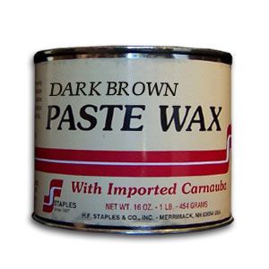 Staples Dark Brown Wax with Carnauba