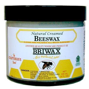Briwax Natural Creamed Beeswax