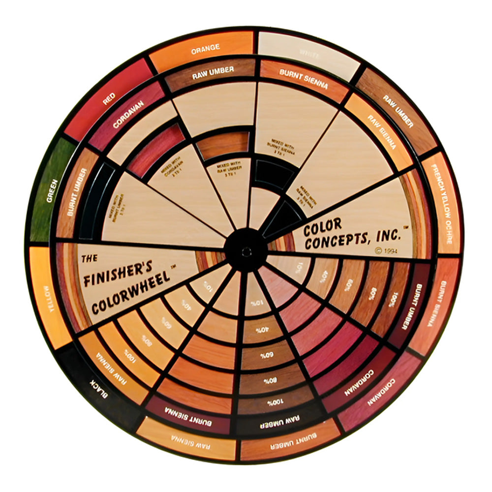 Wood Finisher's Color Wheel