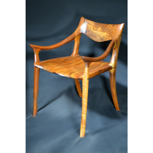 Sculptured Lowback Dining Chair Pattern by Charles Brock