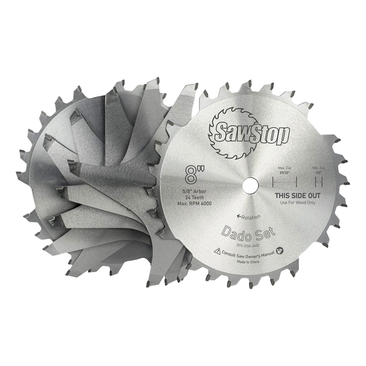 SawStop Premium Dado Set - 8 inch
