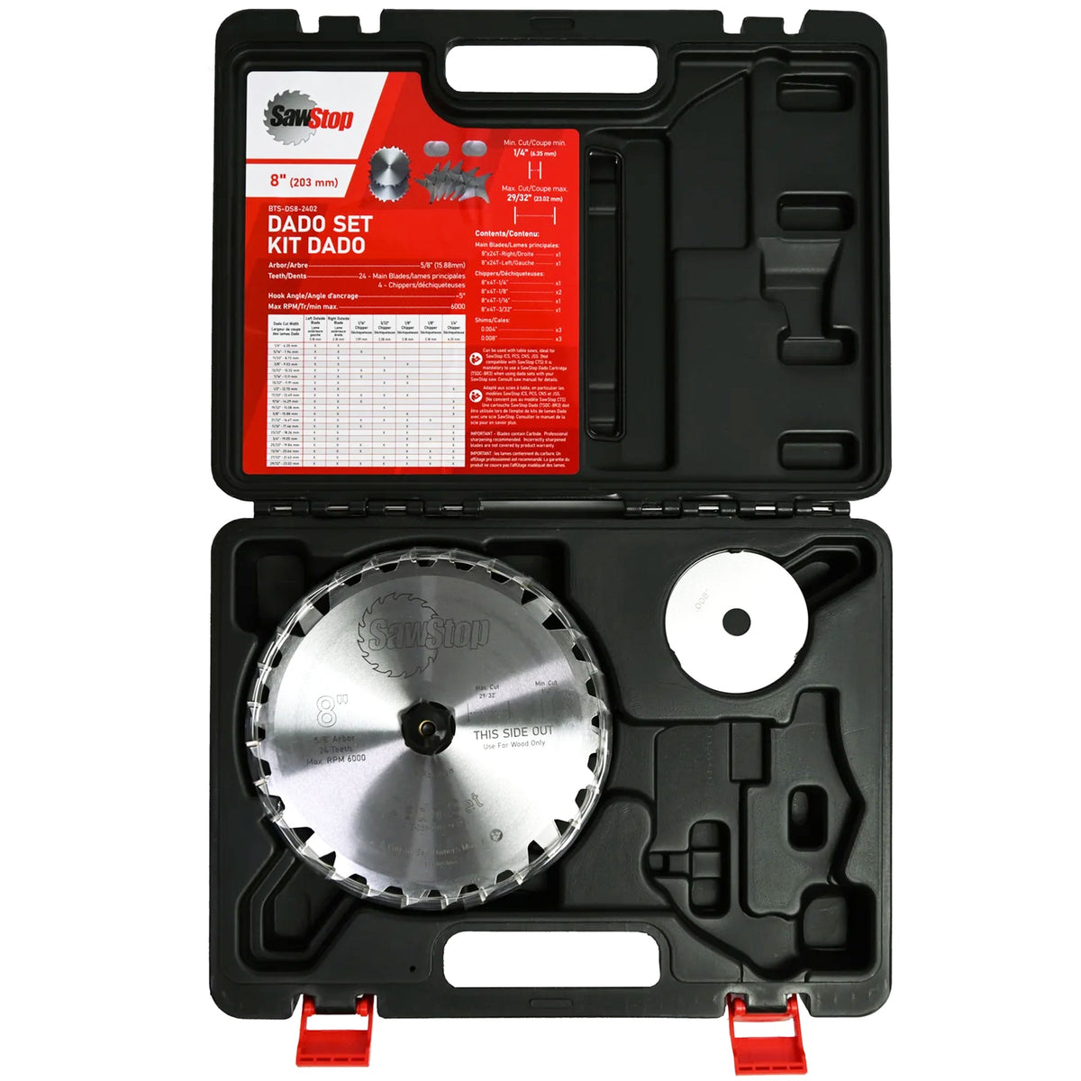 SawStop Premium Dado Set - 8 inch