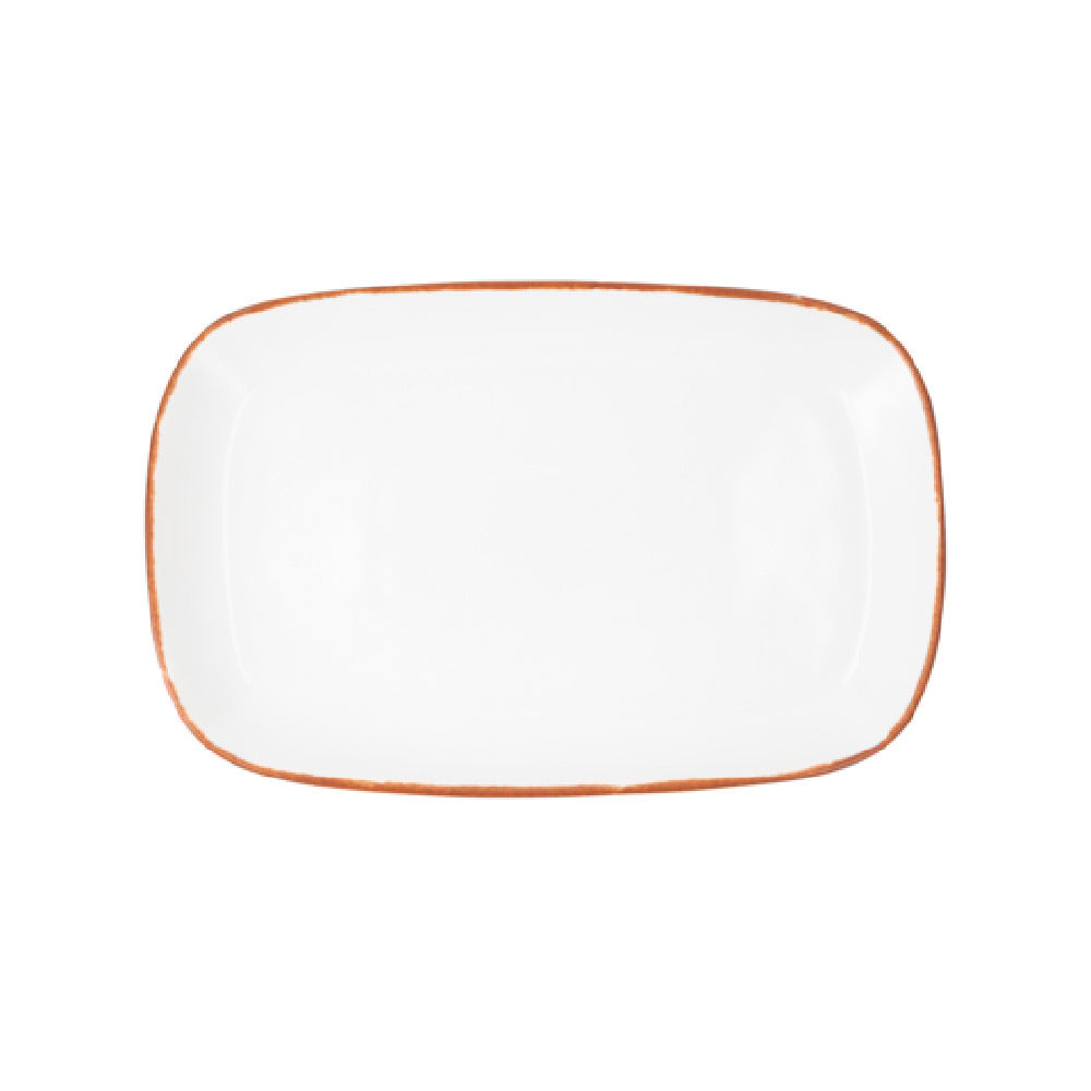 Fortessa TC7400.DV.7.59 Spice Terracotta Platter 8"W X 12-1/2"D Rectangular