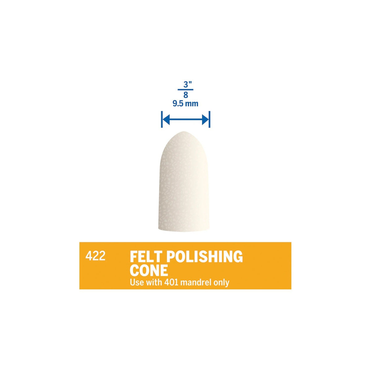 Dremel Felt Polishing Tip
