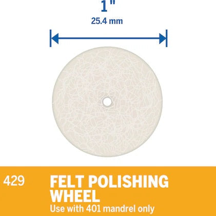 Dremel 1 inch Felt Wheel
