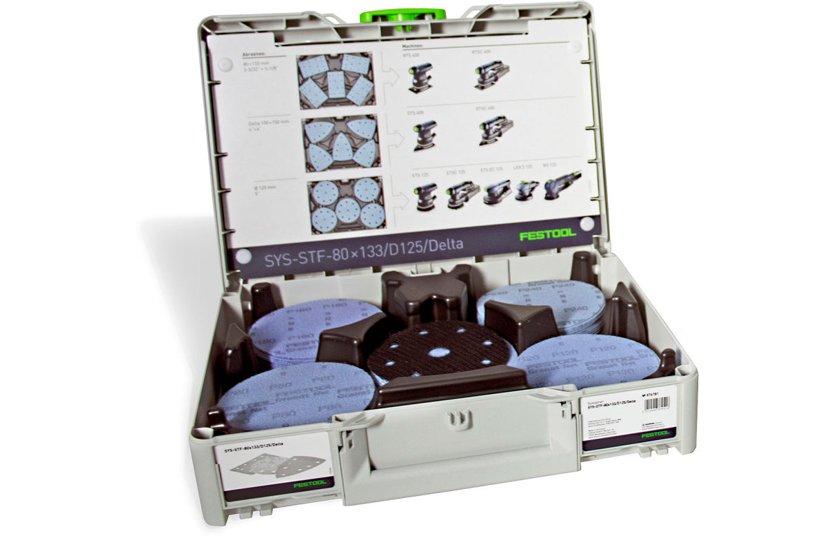 Festool SYS3 Abrasives Organizer - SYS-STF-80x133/D125/Delta