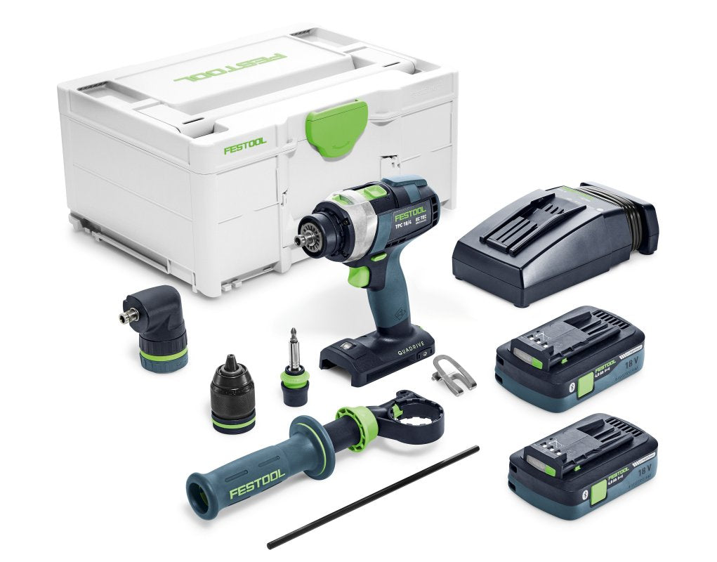 Festool TPC 18/4 Li-Ion QuaDrive Cordless Hammer Drill