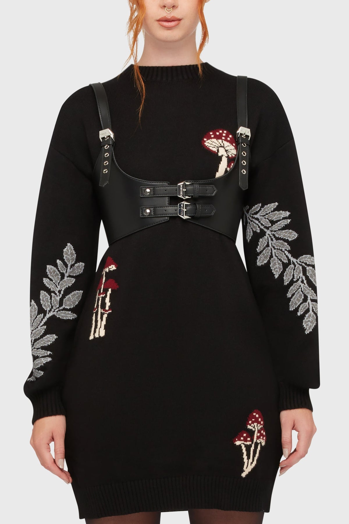 Bitter Morelle Sweater Dress