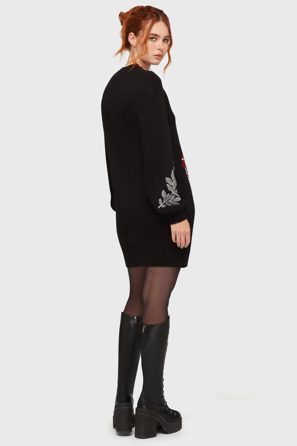 Bitter Morelle Sweater Dress