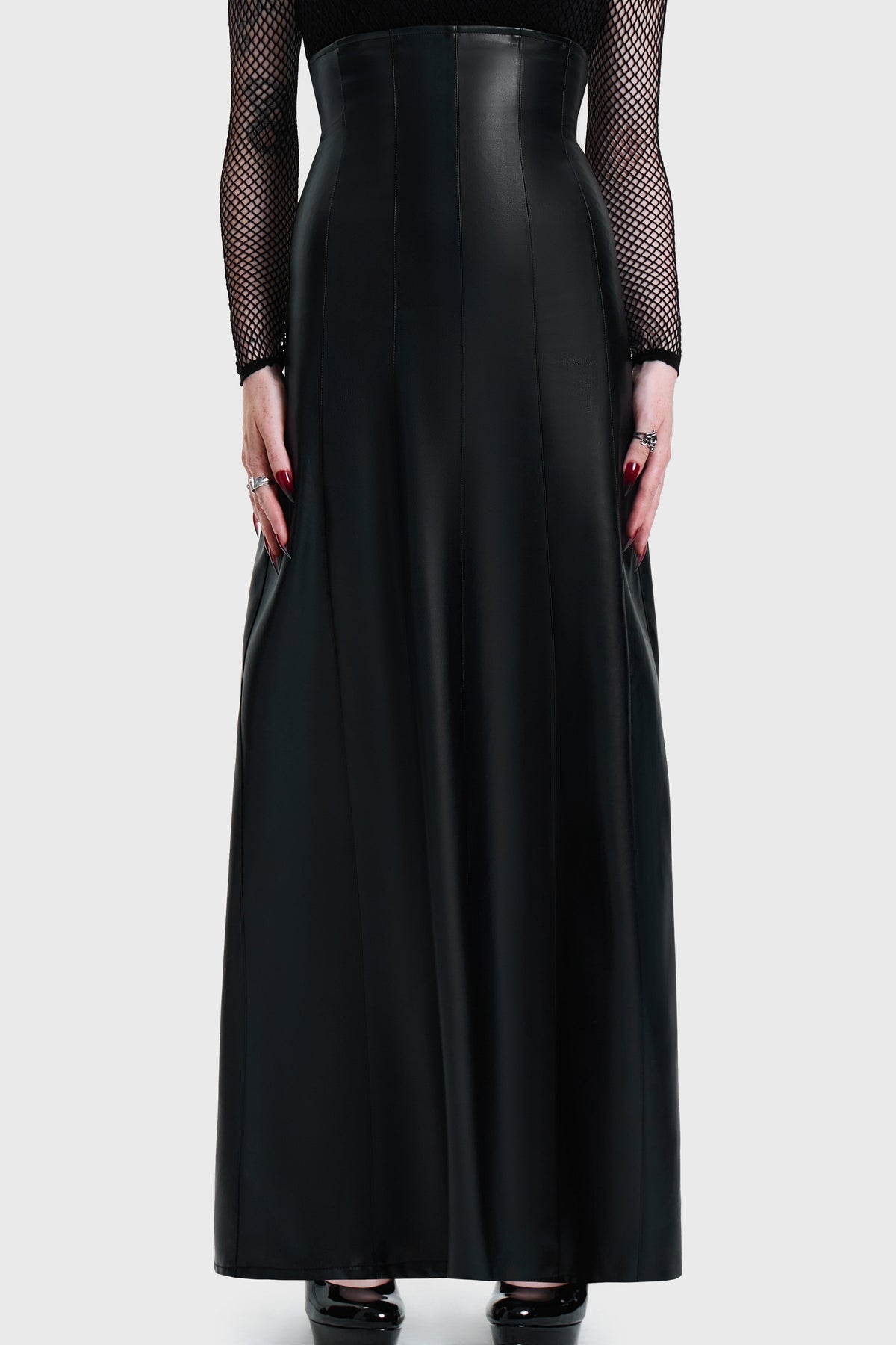 CRUCIFIX MAXI SKIRT