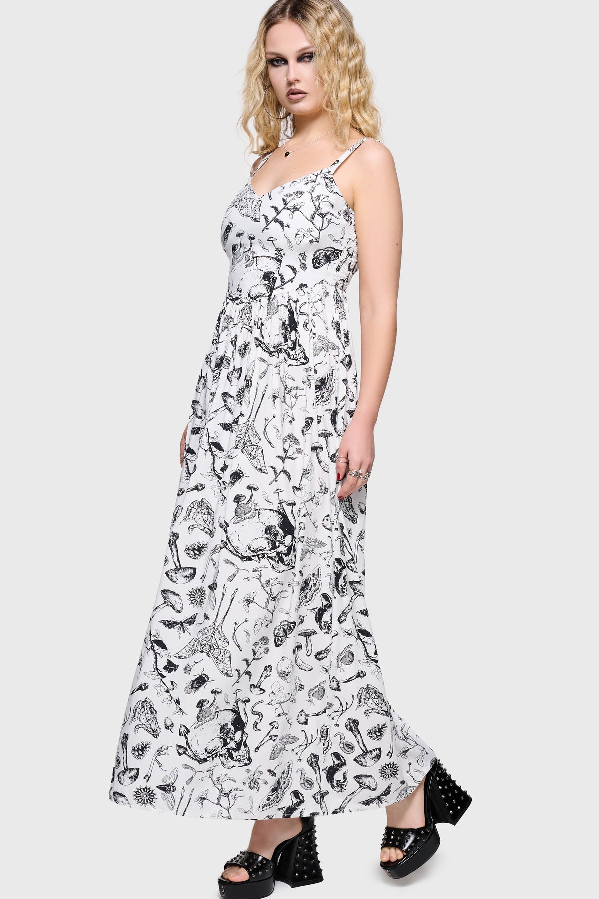 Junniper Maxi Dress [WHITE/BLACK]