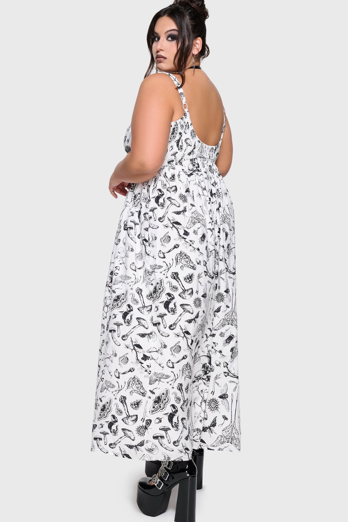 Junniper Maxi Dress [WHITE/BLACK]