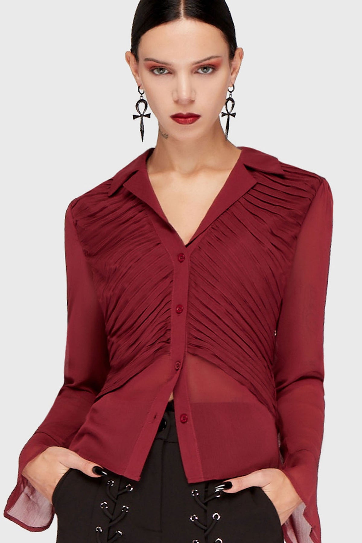Evermore Eclipse Shirt [Burgundy]