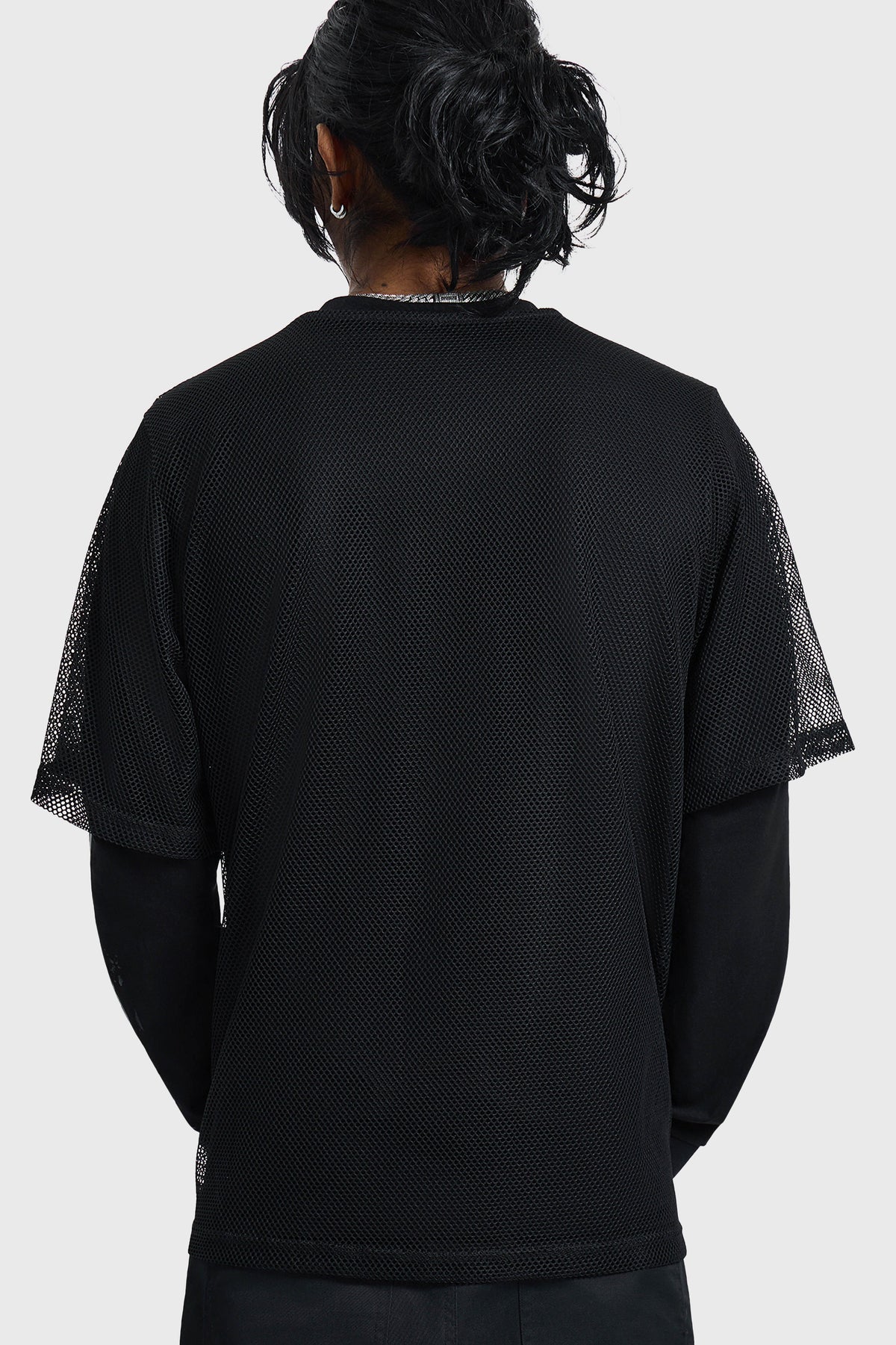 False Belief Fishnet Long Sleeve T-Shirt