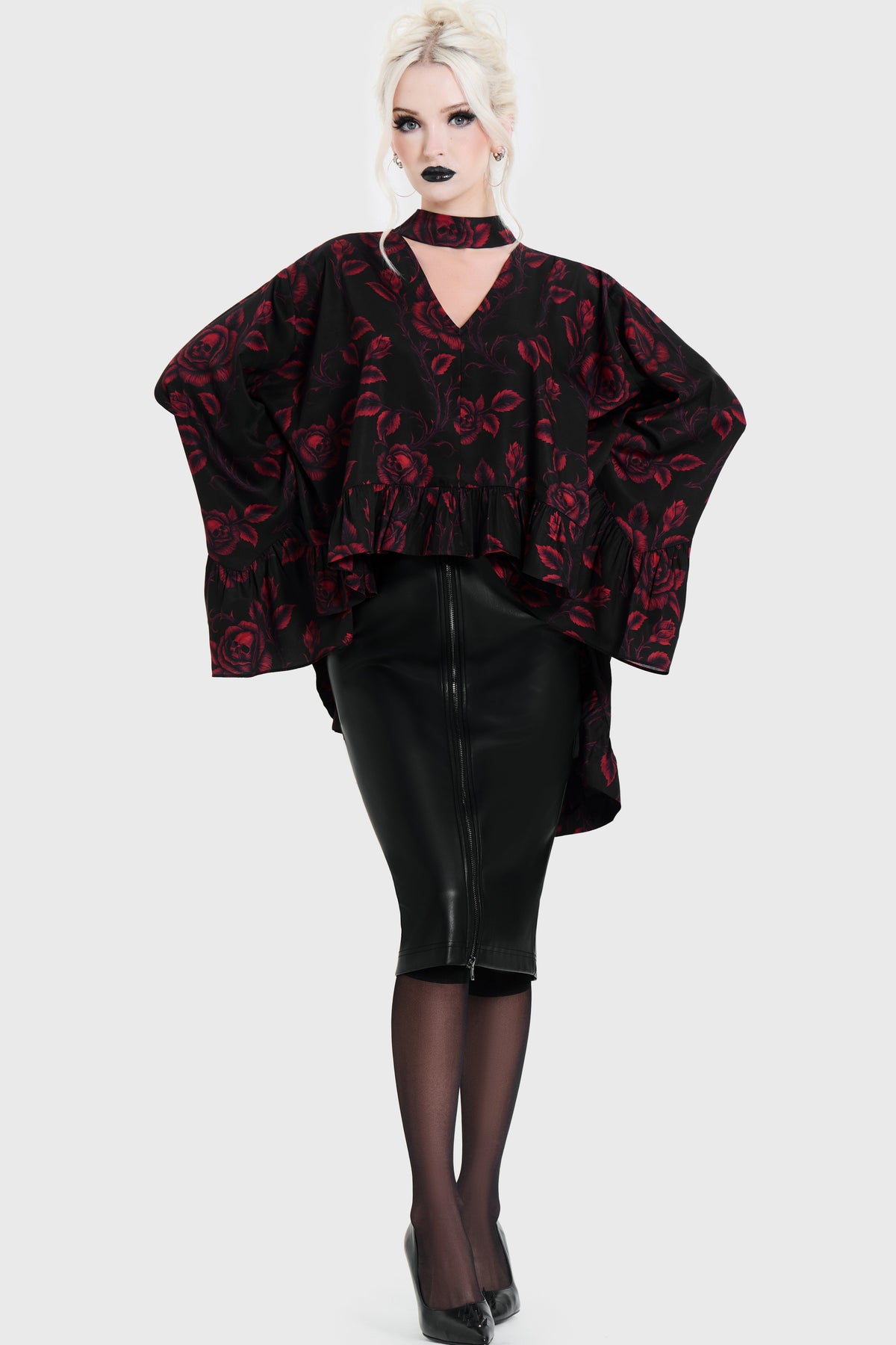 Funeral Rose Blouse