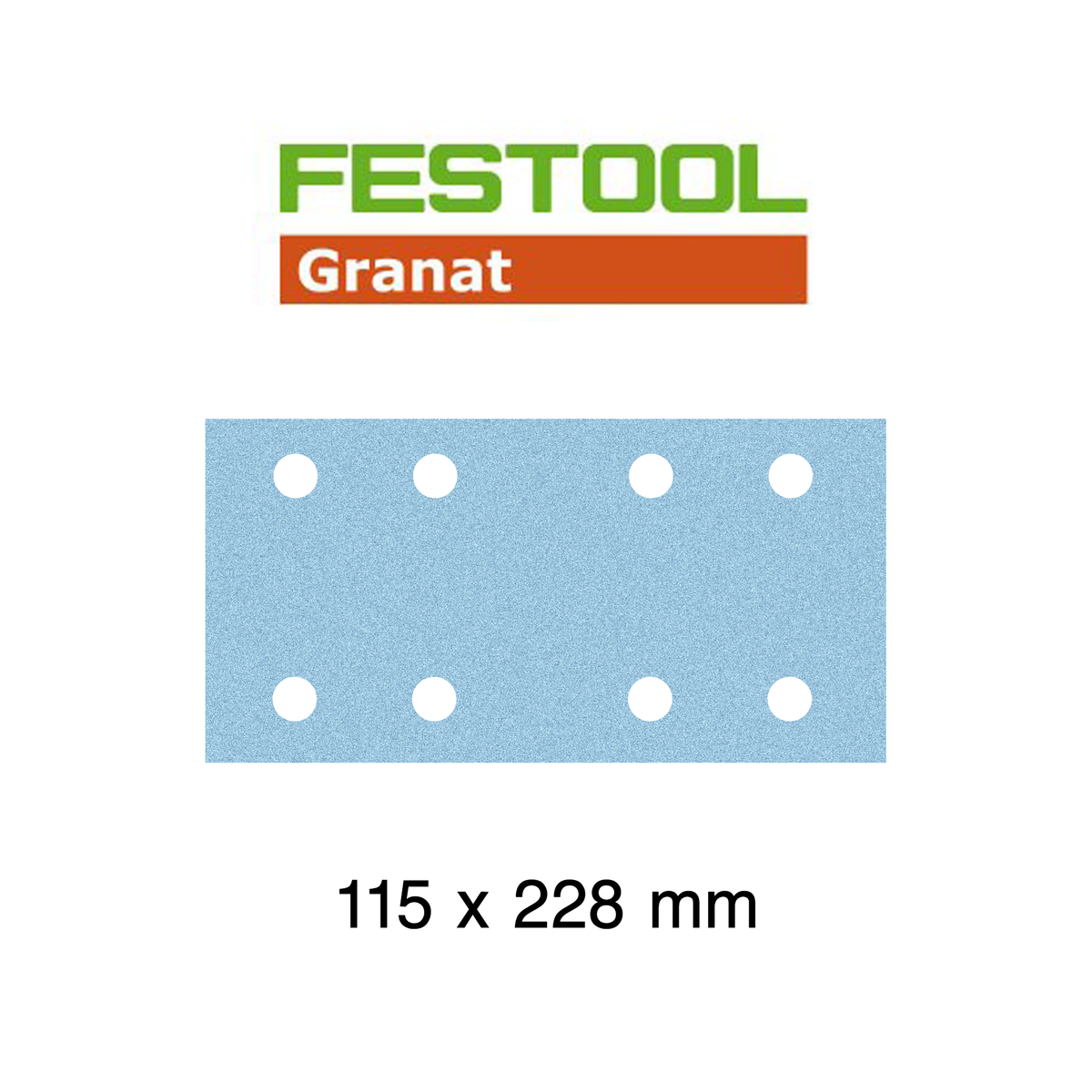 Festool Sandpaper - 115 mm x 228 mm Sheets