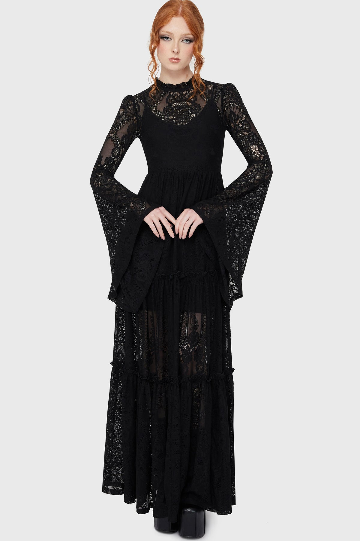 Hecate Lace Maxi Dress [B]