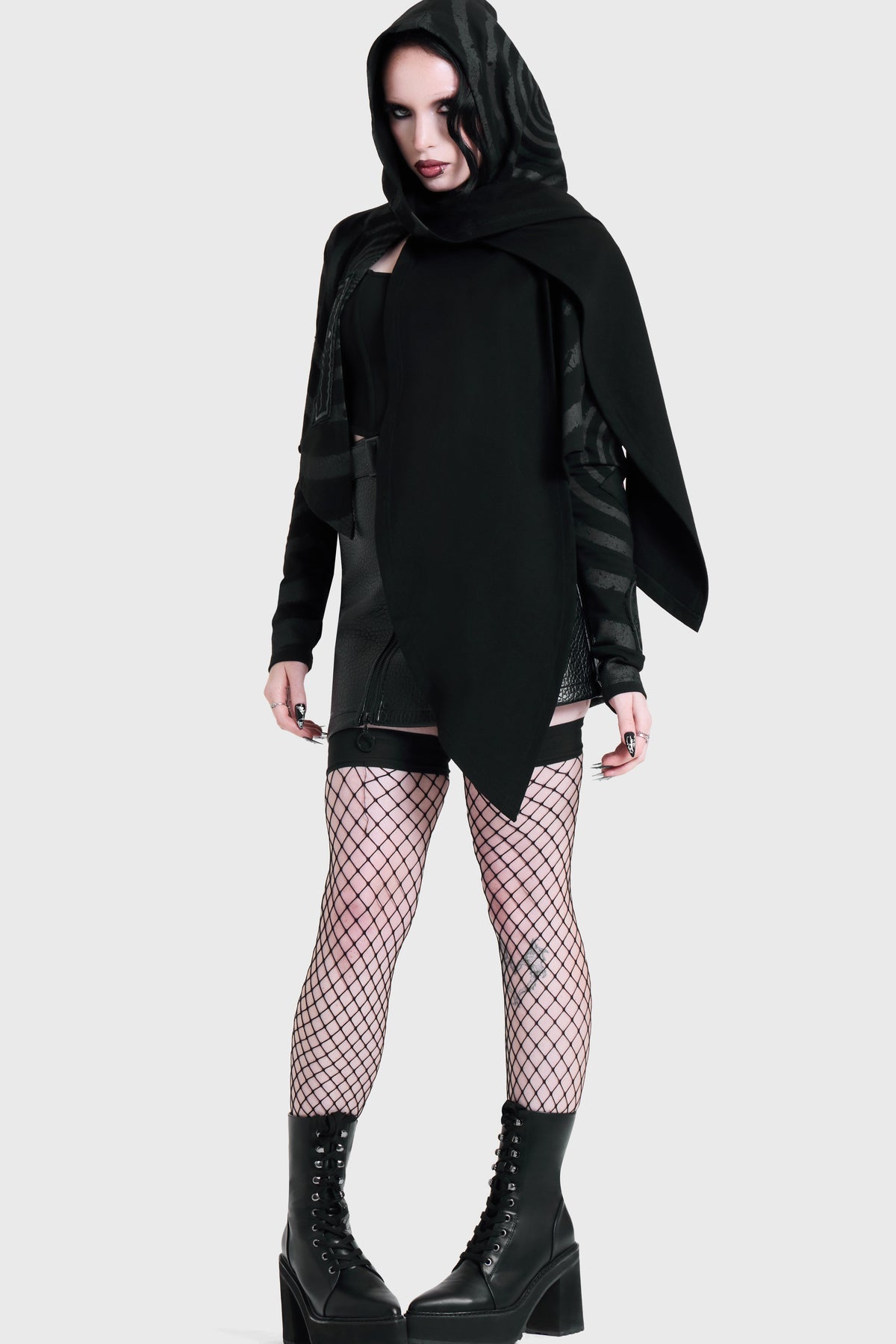 HOW MUCH LONGER? CROPPED OPEN CARDI