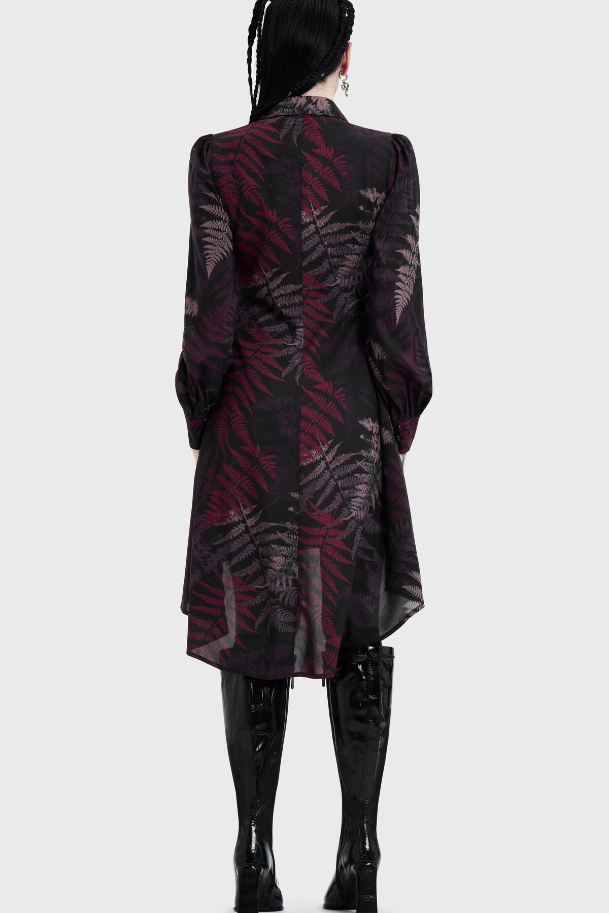 Night's Inferno Shirt Dress